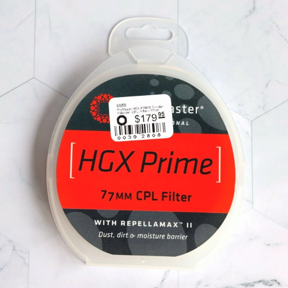 Promaster lens filter HGX PRIME 77mm CPL